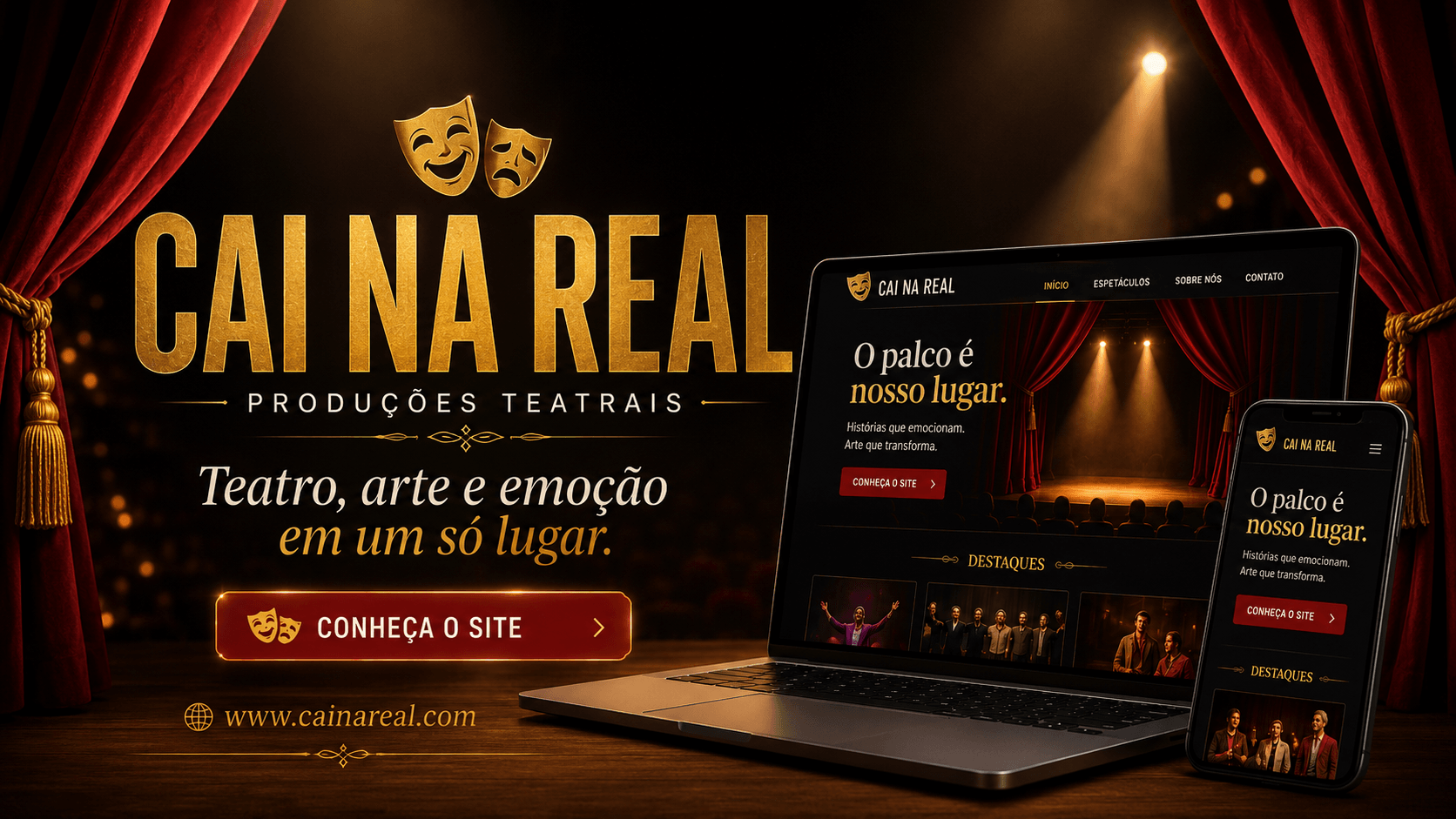 Imagem em destaque do movimento Cai na Real